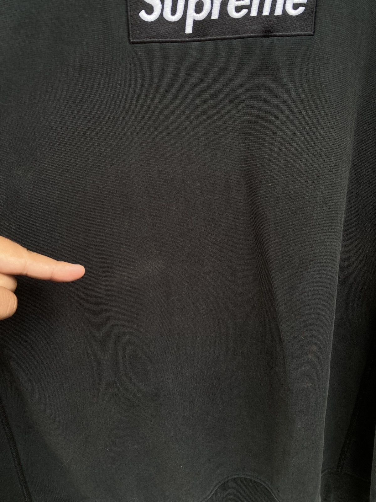 Supreme 1999 Supreme Black Box Logo X Large Crewneck Size US XL / EU 56 / 4 - 5 Thumbnail