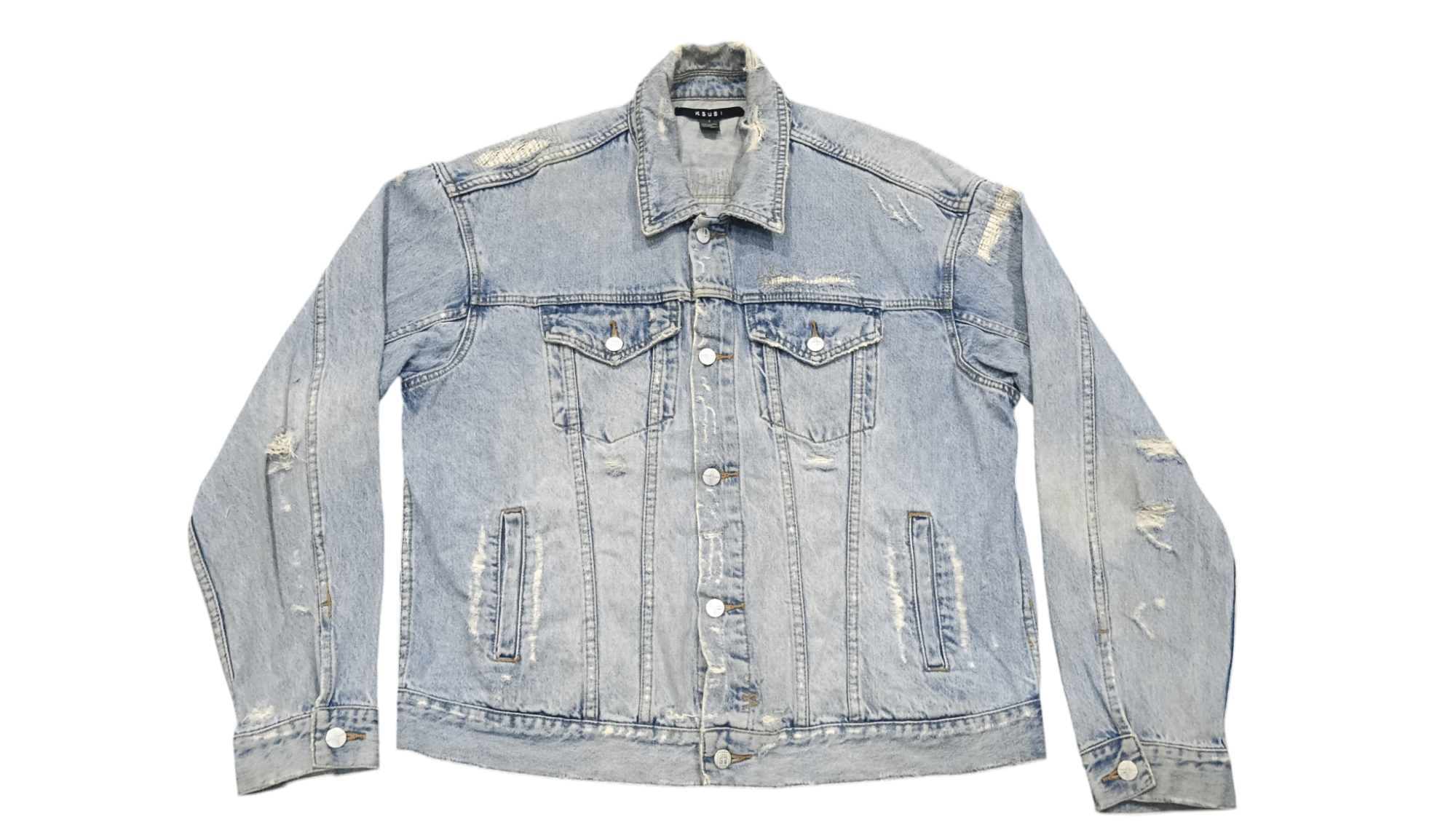 Ksubi ASAP ROCKY Ksubi Denim Distressed Jacket Travis Scott | Grailed