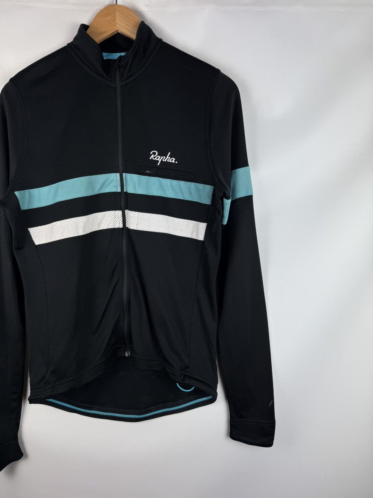 Rapha Rapha Team Sky Men’s Full Zip Cycling Long Sleeve Jersey Size US S / EU 44-46 / 1 - 3 Thumbnail