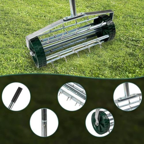 Designer × Homemade Heavy Duty Rolling Lawn Aerator,Rolling Lawn Aerator, Rotar Size US L / EU 52-54 / 3 - 5 Thumbnail