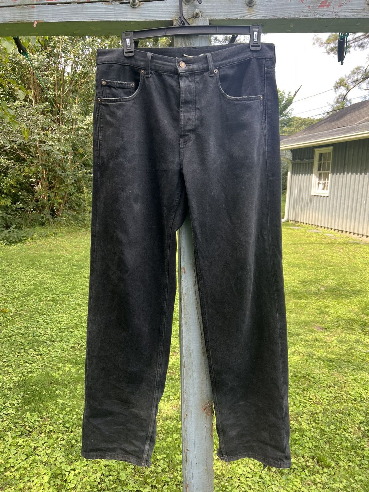 Saint Laurent Paris Saint Laurent Paris D39 baggy denim Size US 30 / EU 46 - 1 Thumbnail