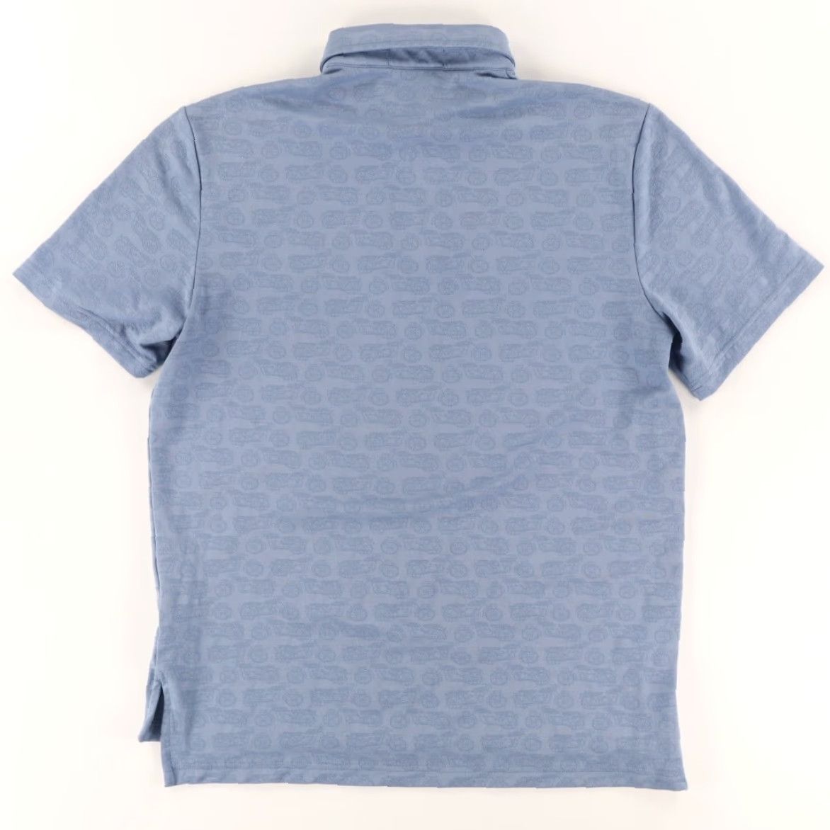 RLX Ralph Lauren RLX Ralph Lauren Motorcycle Jacquard Valhalla Polo Shirt Blue Men's M Size US M / EU 48-50 / 2 - 4 Thumbnail
