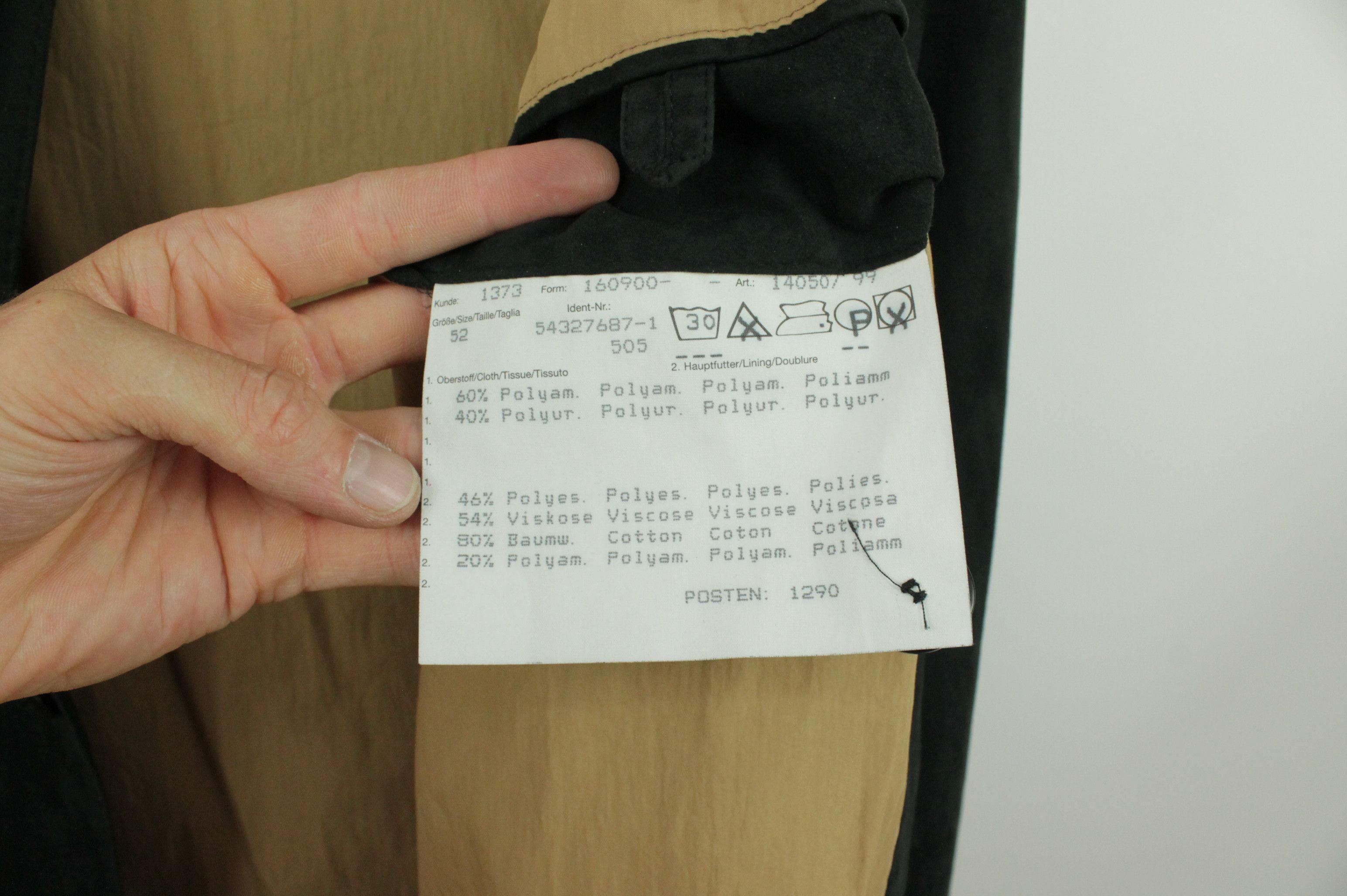 Piattelli × Vintage Vintage Piatelli Roma Amareta Black Faux Suede Men's Jacket Size US L / EU 52-54 / 3 - 10 Thumbnail