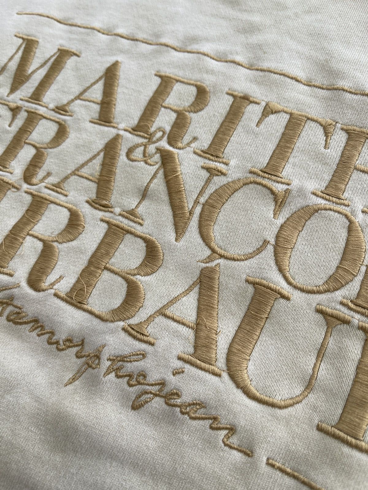 Marithe + Francois Girbaud 🔥HOT🔥VINTAGE MARITHE FRANCOIS GIRBAUD EMBROIDERY VERY RARE Size US M / EU 48-50 / 2 - 9 Thumbnail