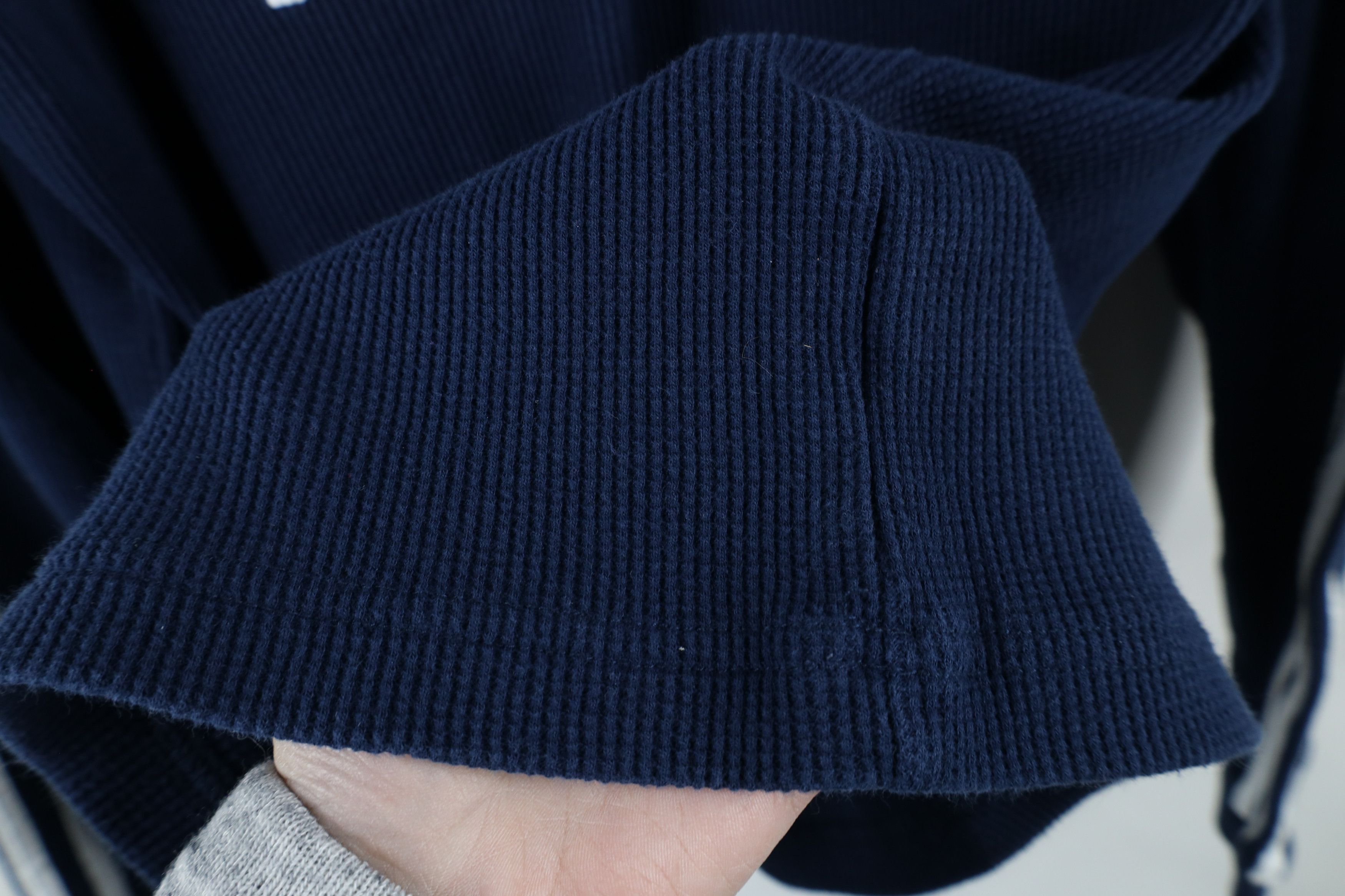 Adidas × Vintage Vintage Adidas Basketball Thermal Waffle Knit T-Shirt Blue Size US XL / EU 56 / 4 - 5 Thumbnail