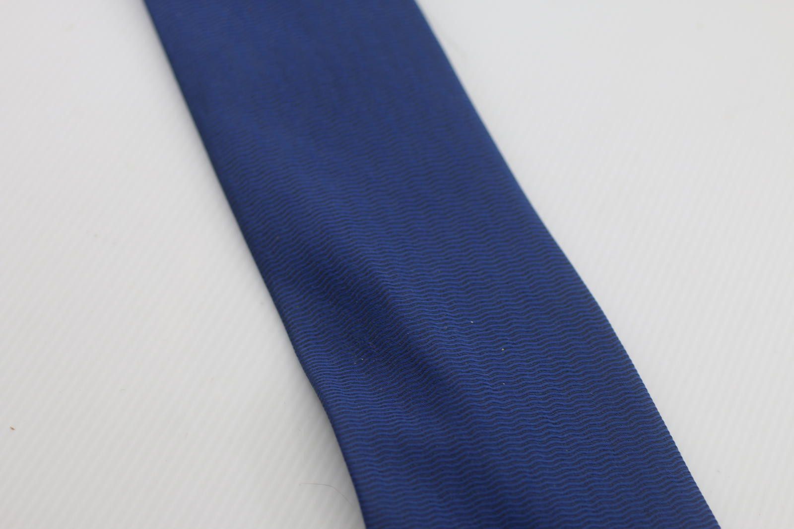 The Unbranded Brand Yves Saint Laurent Blue Silk Tie MadeinFrance Classic Luxury Size ONE SIZE - 3 Thumbnail