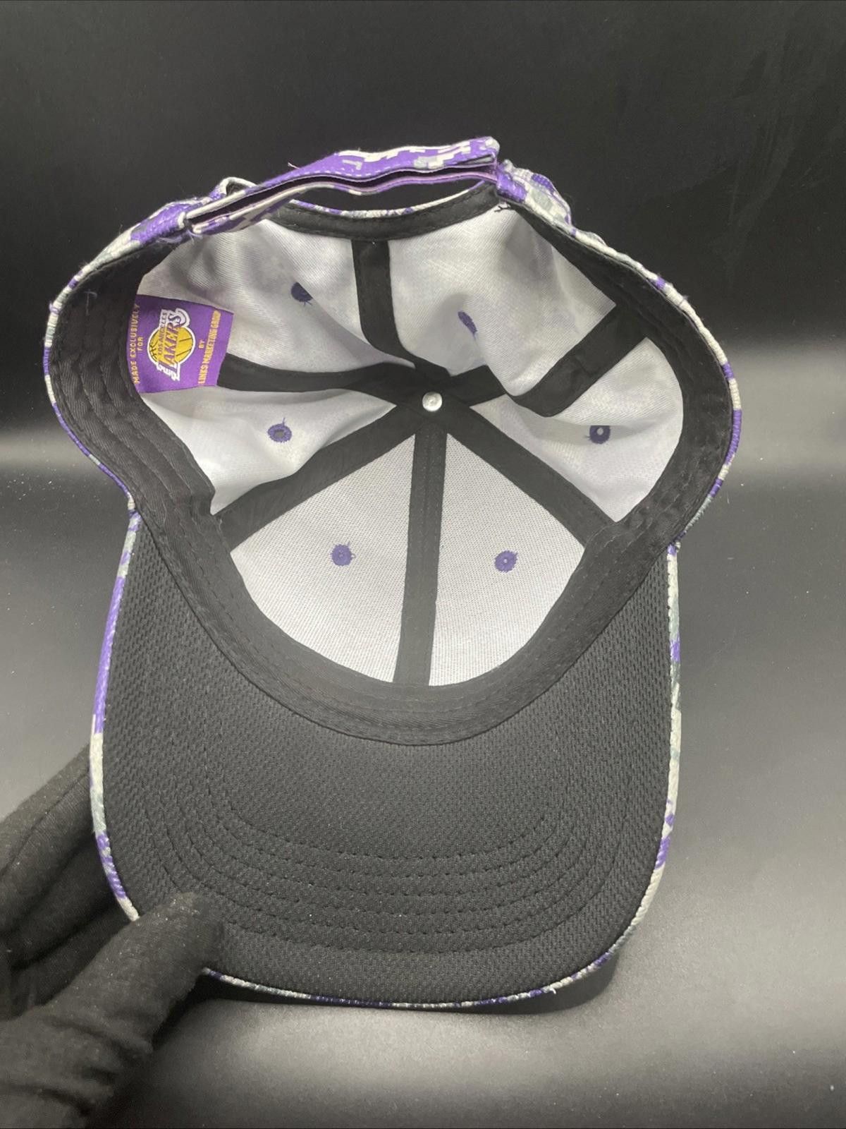 Starter Los Angeles Lakers Pechanga Resort & Casino Purple Camo Hat Size ONE SIZE - 3 Thumbnail