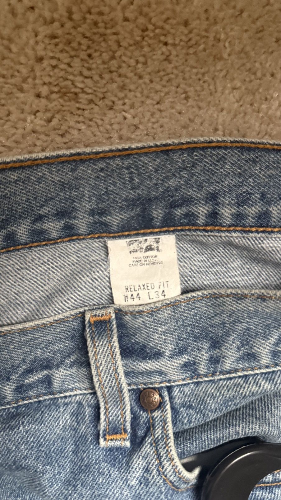 Levi's Vintage Clothing Vintage Brown Tag Levis Size US 44 / EU 60 - 3 Thumbnail