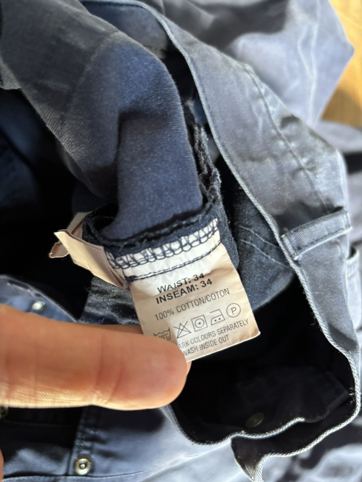 Vintage Yves Saint Laurent Vintage Jeans Denim Big Logo 90s Size US 34 / EU 50 - 5 Thumbnail