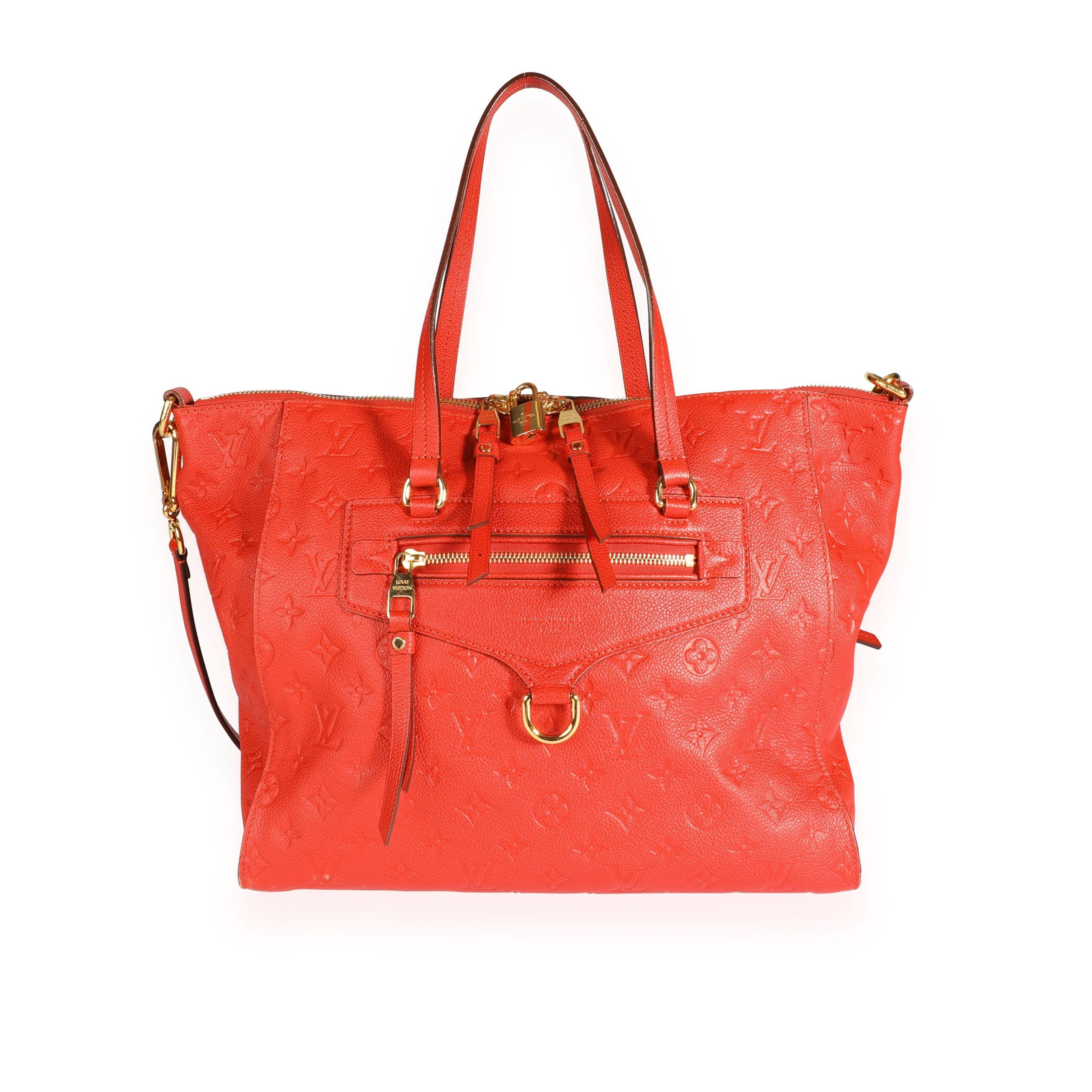 image of Louis Vuitton Orient Monogram Empreinte Lumineuse Pm in Red, Women's