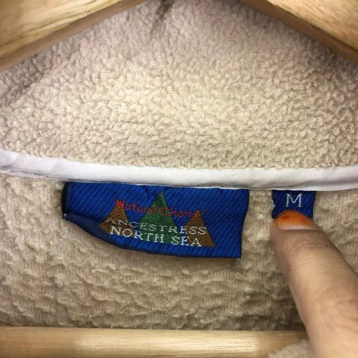 Vintage Vtg 90’ ANCESTRESS NORTH SEA Minimalist Fleece Jacket Size US M / EU 48-50 / 2 - 4 Thumbnail