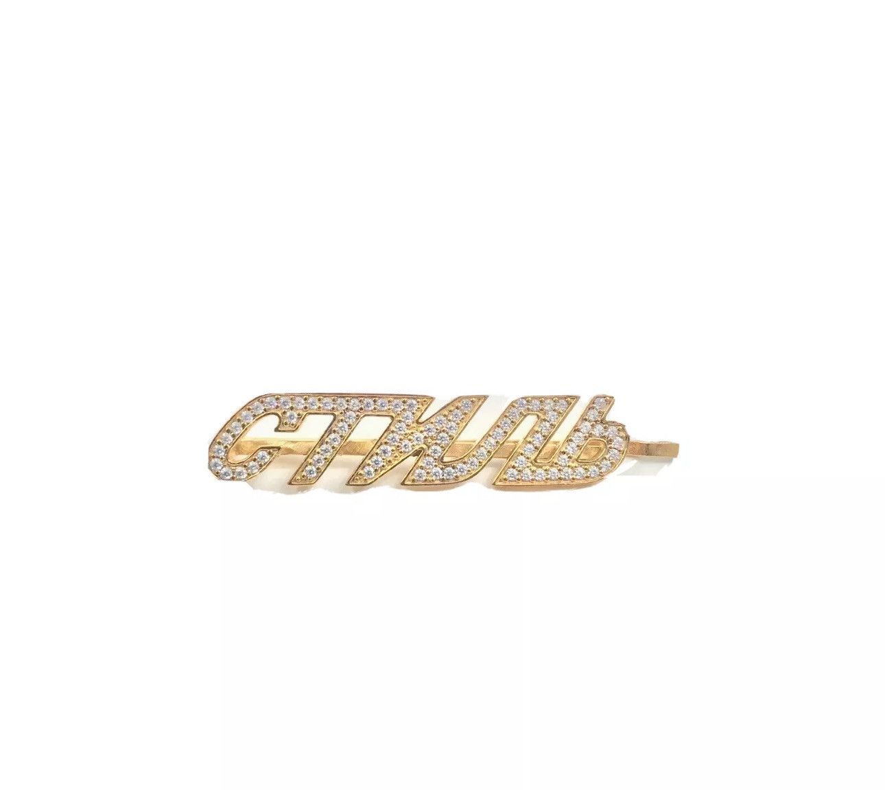 Heron Preston HERON PRESTON CTNMB CRYSTALS HAIR CLIP PIN Size ONE SIZE - 1 Thumbnail