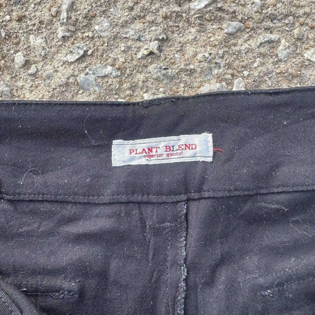 Japanese Brand PLANT BLEND Wide Legs Trousers Flare/Bootcut Blank Pants Size 33" - 7 Thumbnail