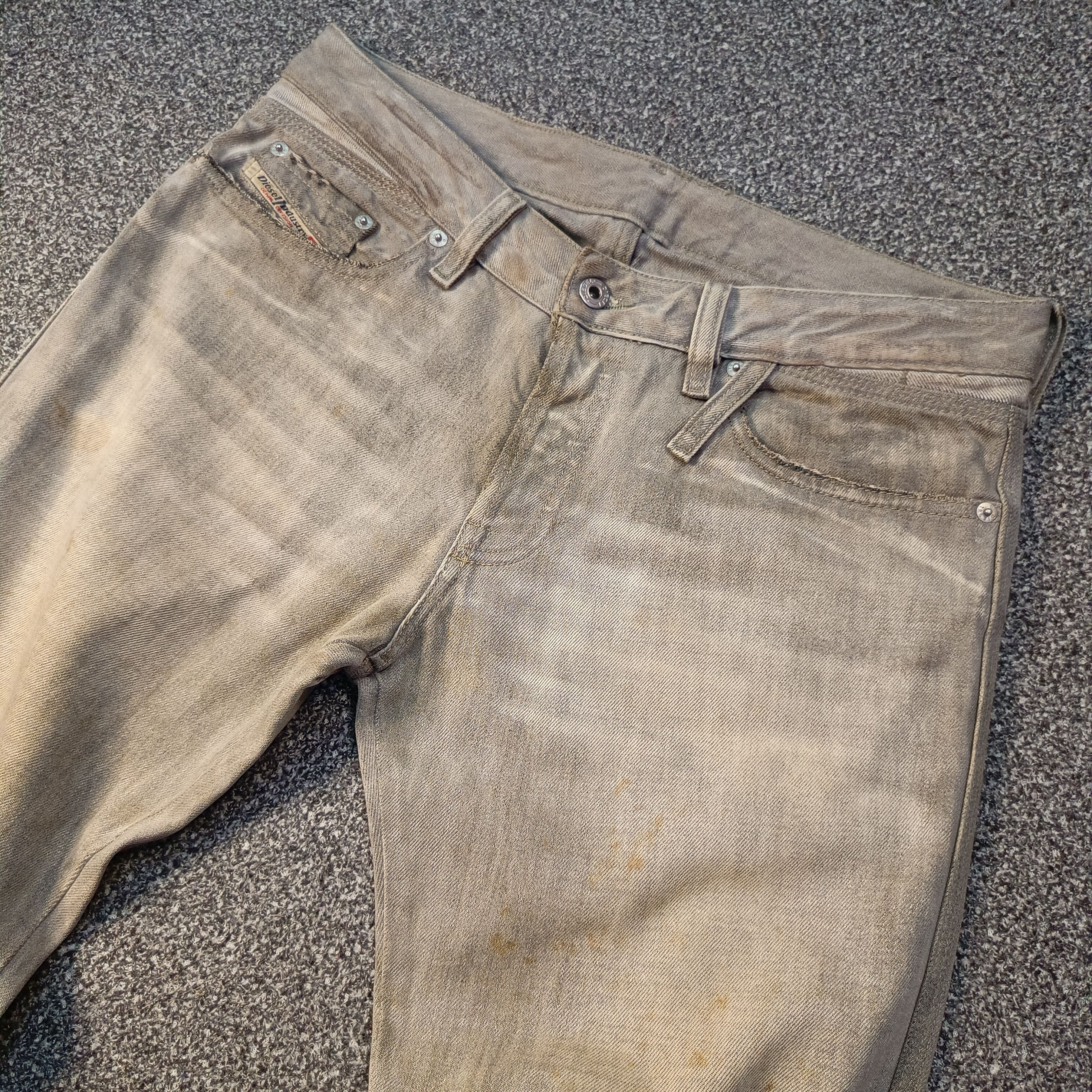 Seditionaries 🔥🔥 Y2k Dirty Earth Diesel Distressed Denim Size US 30 / EU 46 - 3 Thumbnail
