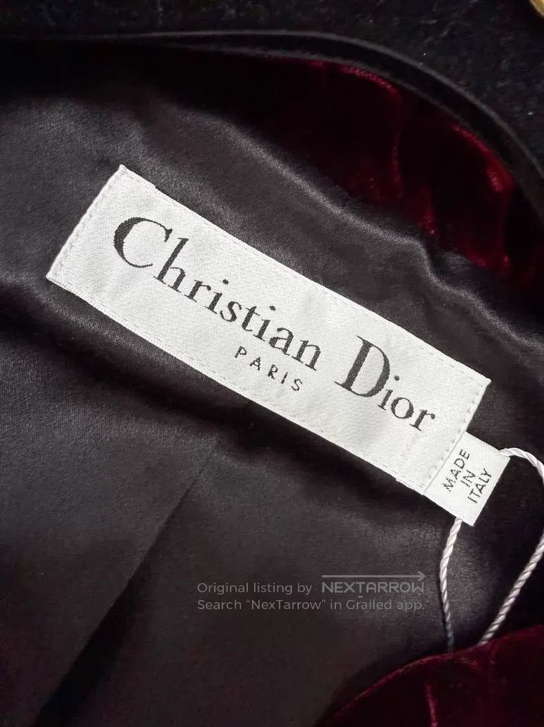 Dior Dior Velvet lapel sleeveless long vest Size XXS / US 00 / IT 34 - 5 Thumbnail