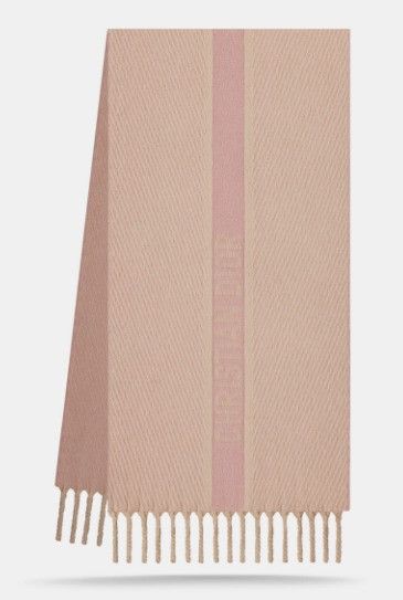 Dior o1w1db11024 Size: OS / Wool Scarf in Beige Size ONE SIZE - 1 Thumbnail