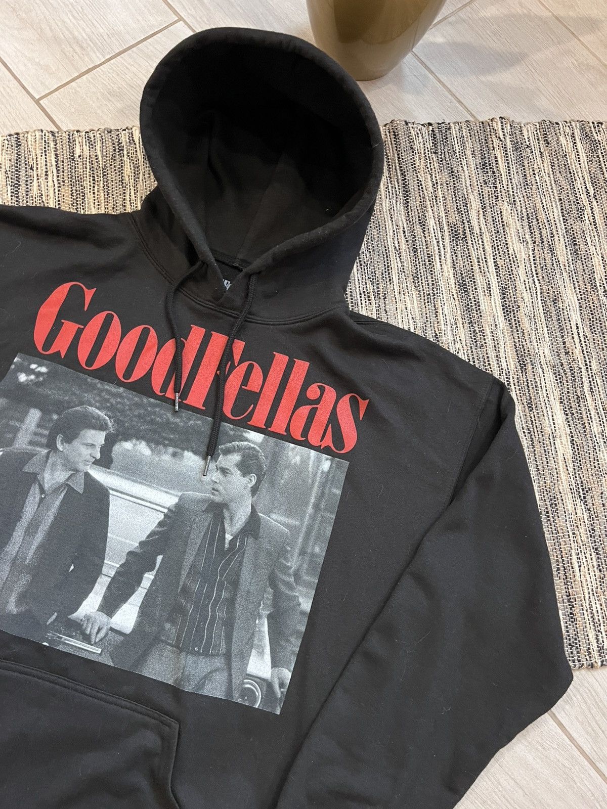 Band Tees × Vintage Vintage GoodFellas Hoodie Black Logo Movie minimalistic hype Size US S / EU 44-46 / 1 - 5 Thumbnail
