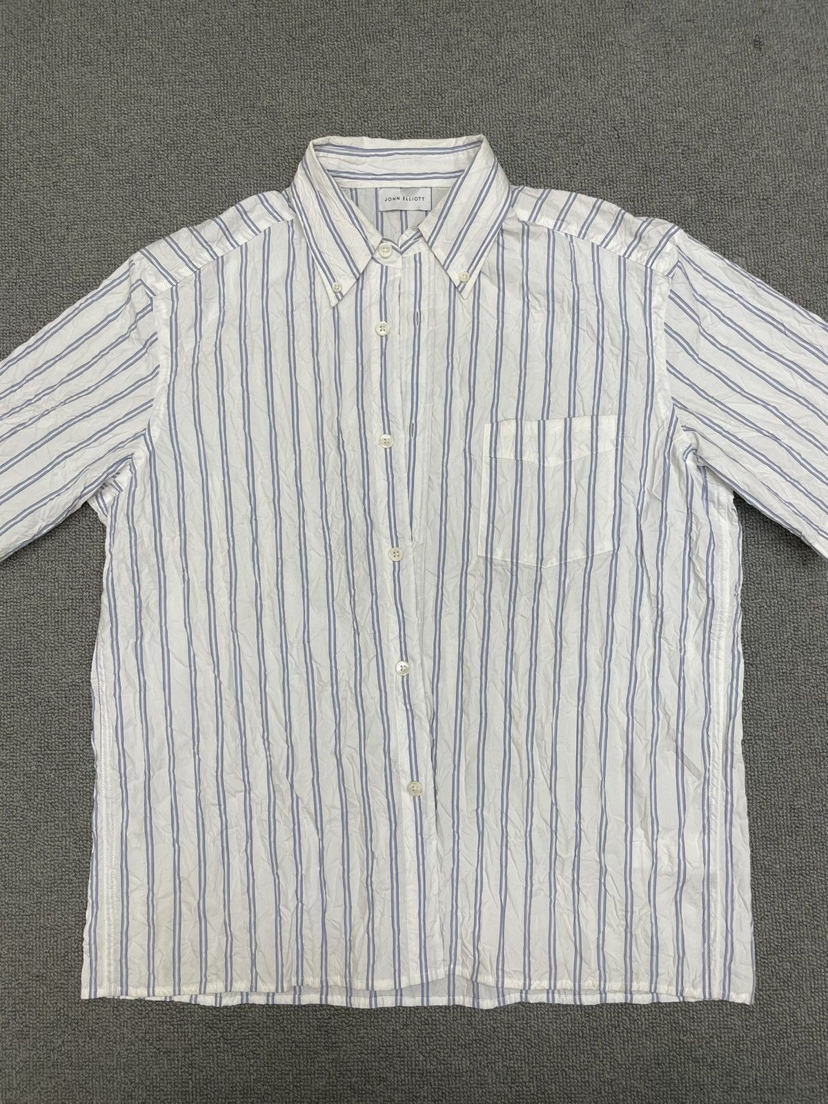 John Elliott John Elliott Crinkled Short Sleeve Shirt Size US M / EU 48-50 / 2 - 1 Thumbnail
