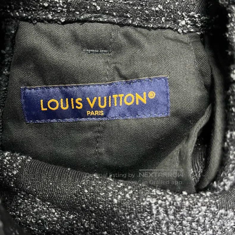 Louis Vuitton Louis Vuitton 25 Black Pearlescent Studded Cargo Jeans Size US 31 - 4 Thumbnail