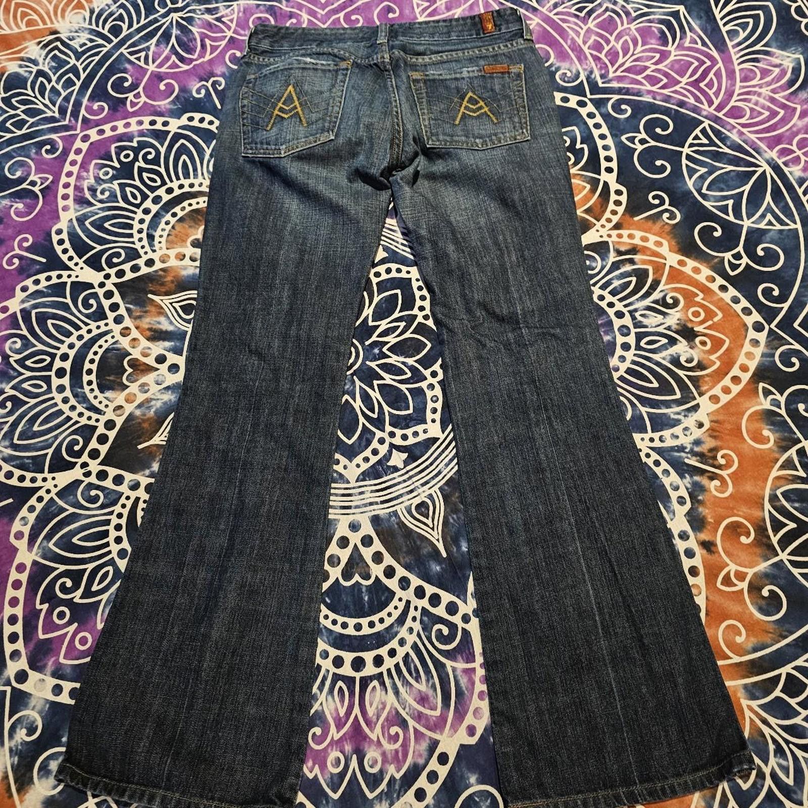 Seven 7 Seven7 Women's Blue Jeans Size 29" - 6 Thumbnail