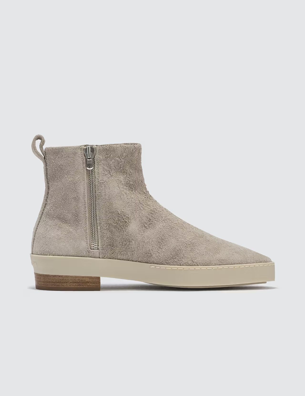 Fear of God Fear of God Grey Rough Suede Chelsea Santa Fe Boots Size US 14 / EU 47 - 2 Thumbnail