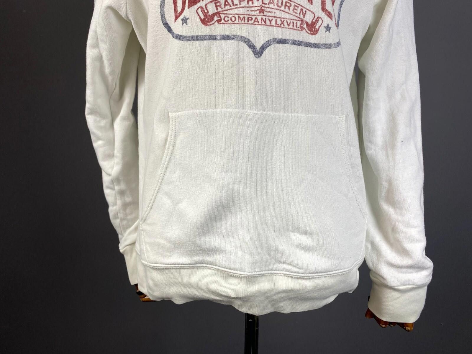 Denim & Supply Ralph Lauren Denim & Supply Ralph Lauren White Hoodie Sweater Size M Size US M / EU 48-50 / 2 - 3 Thumbnail