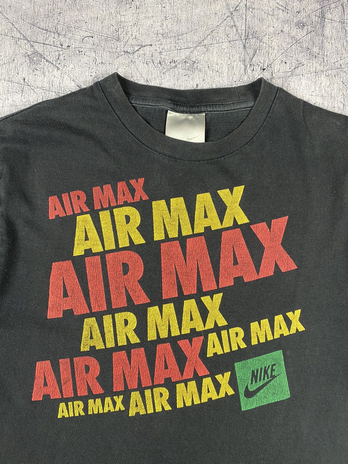 Nike × Vintage Vintage Nike Air Max Drill Bag Logo Tee T Shirt Size S Size US S / EU 44-46 / 1 - 5 Thumbnail