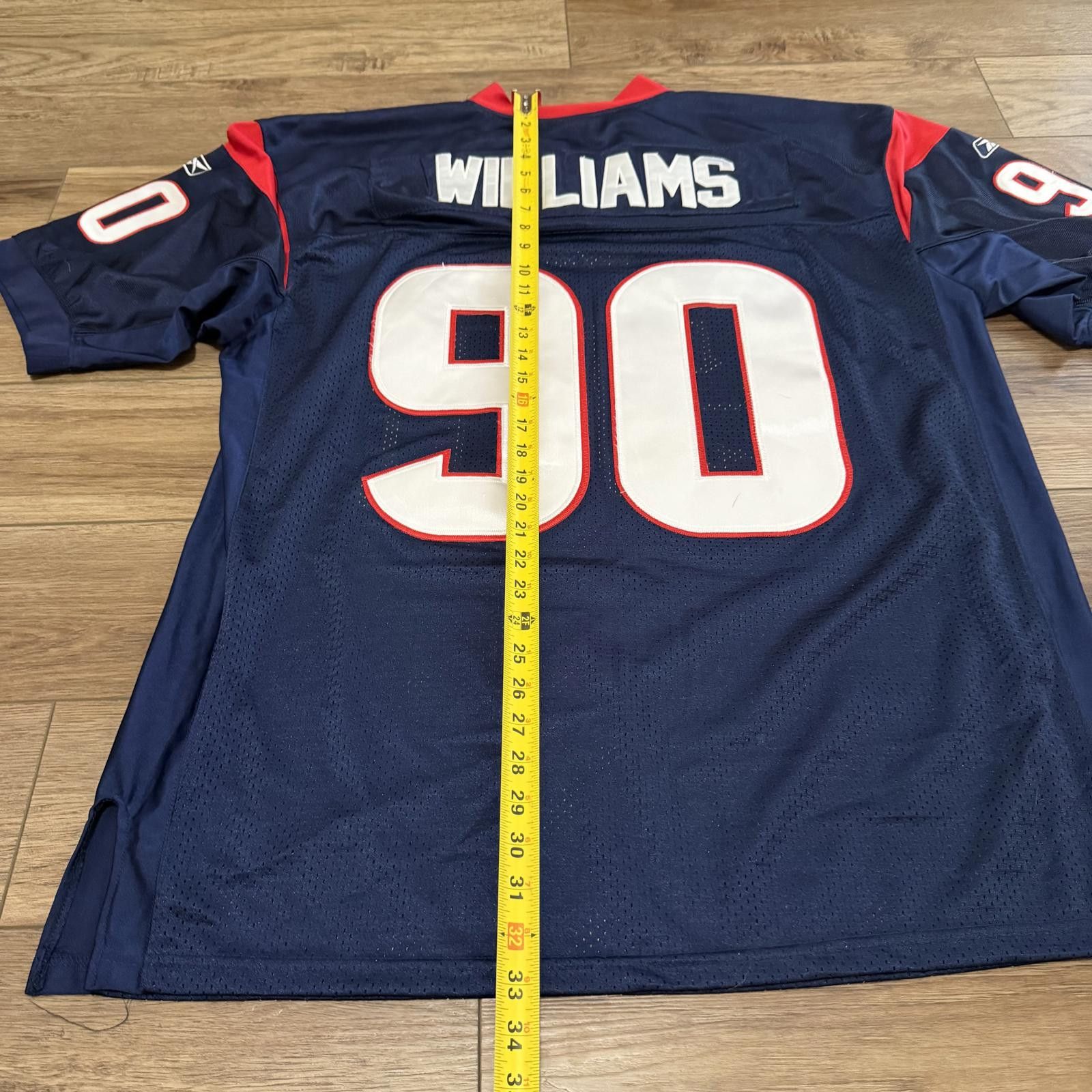 Reebok Houston Texans Mario Williams 90 Reebok On Field Jersey NFL Size US XL / EU 56 / 4 - 5 Thumbnail