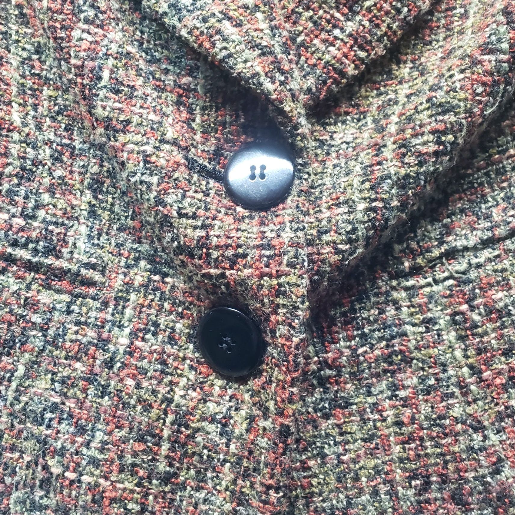 Vintage Brandon Thomas Button Up Blazer Jacket Tweed Business Wear Women's 6 Plaid Short Zip Size M / US 6-8 / IT 42-44 - 4 Thumbnail