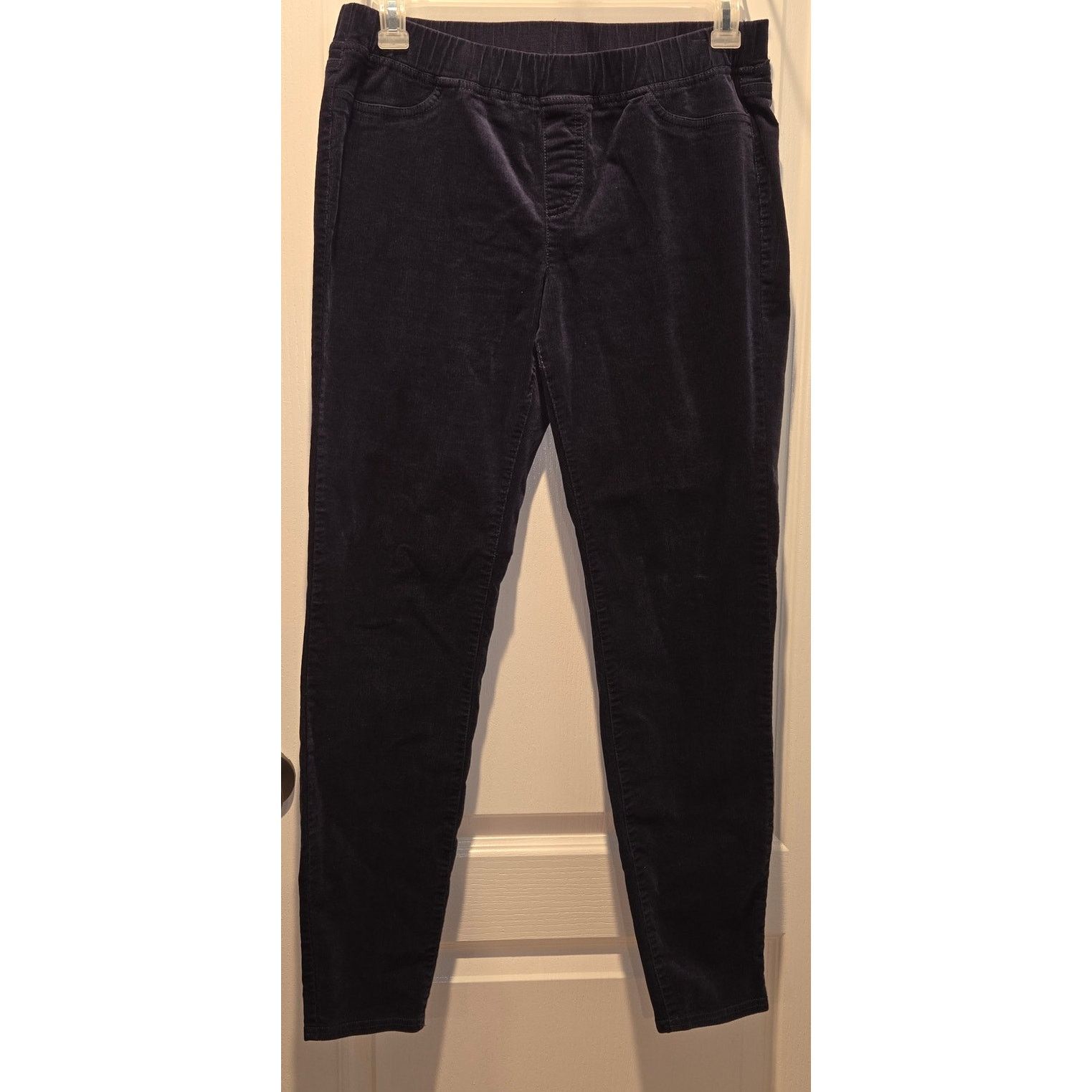 Eileen Fisher Eileen Fisher navy Corduroy pull on pants sz M Size 28" / US 6 / IT 42 - 1 Thumbnail