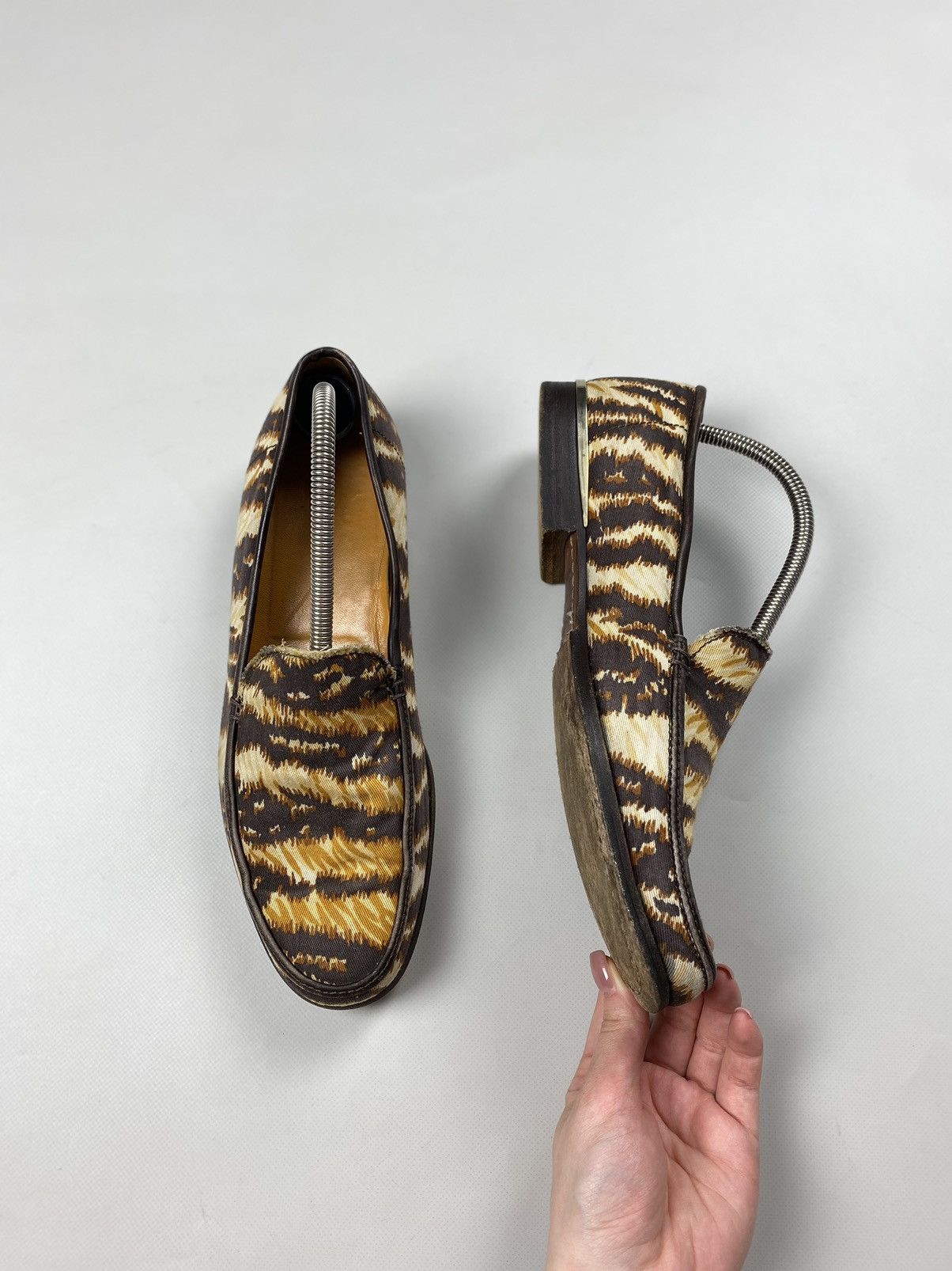 Dolce & Gabbana Dolce & Gabbana men’s vintage animal pattern loafer shoes Size US 8.5 / EU 41-42 - 16 Thumbnail