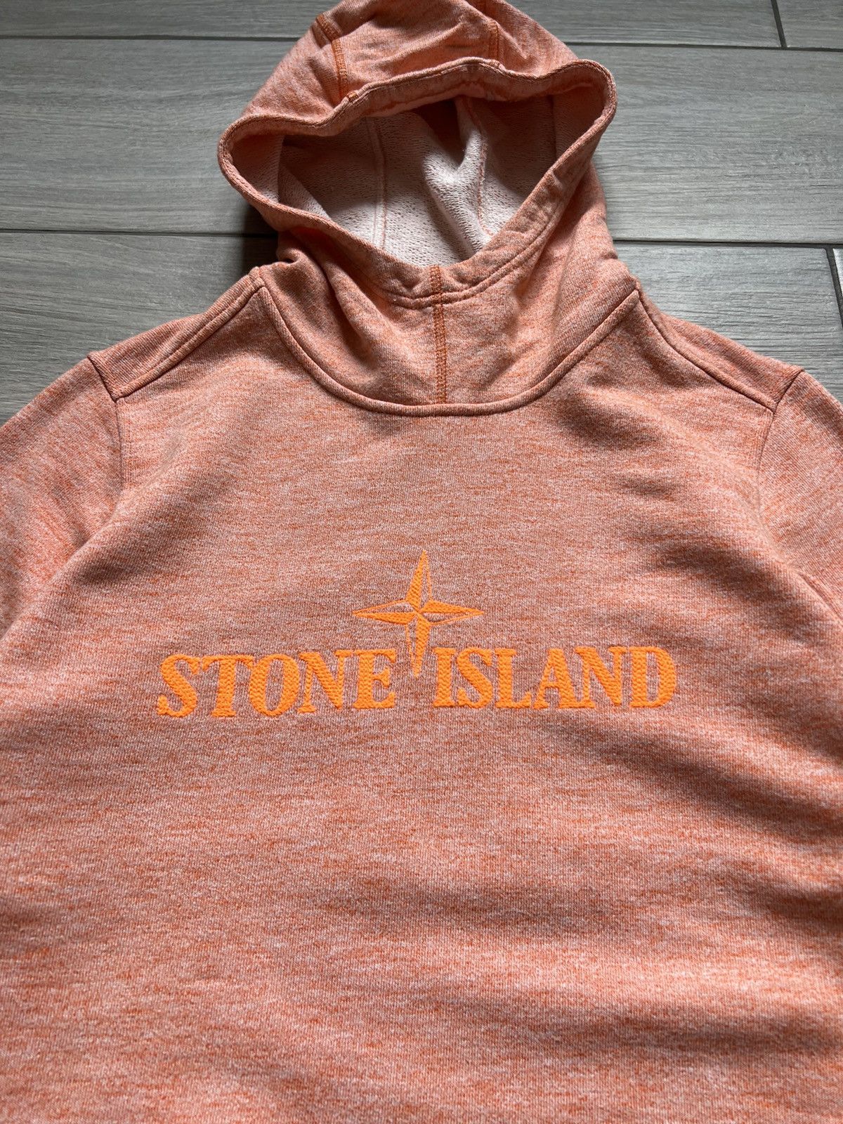 Stone Island × Vintage Stone Island Vintage Hoodie Big Logo Size US S / EU 44-46 / 1 - 6 Thumbnail
