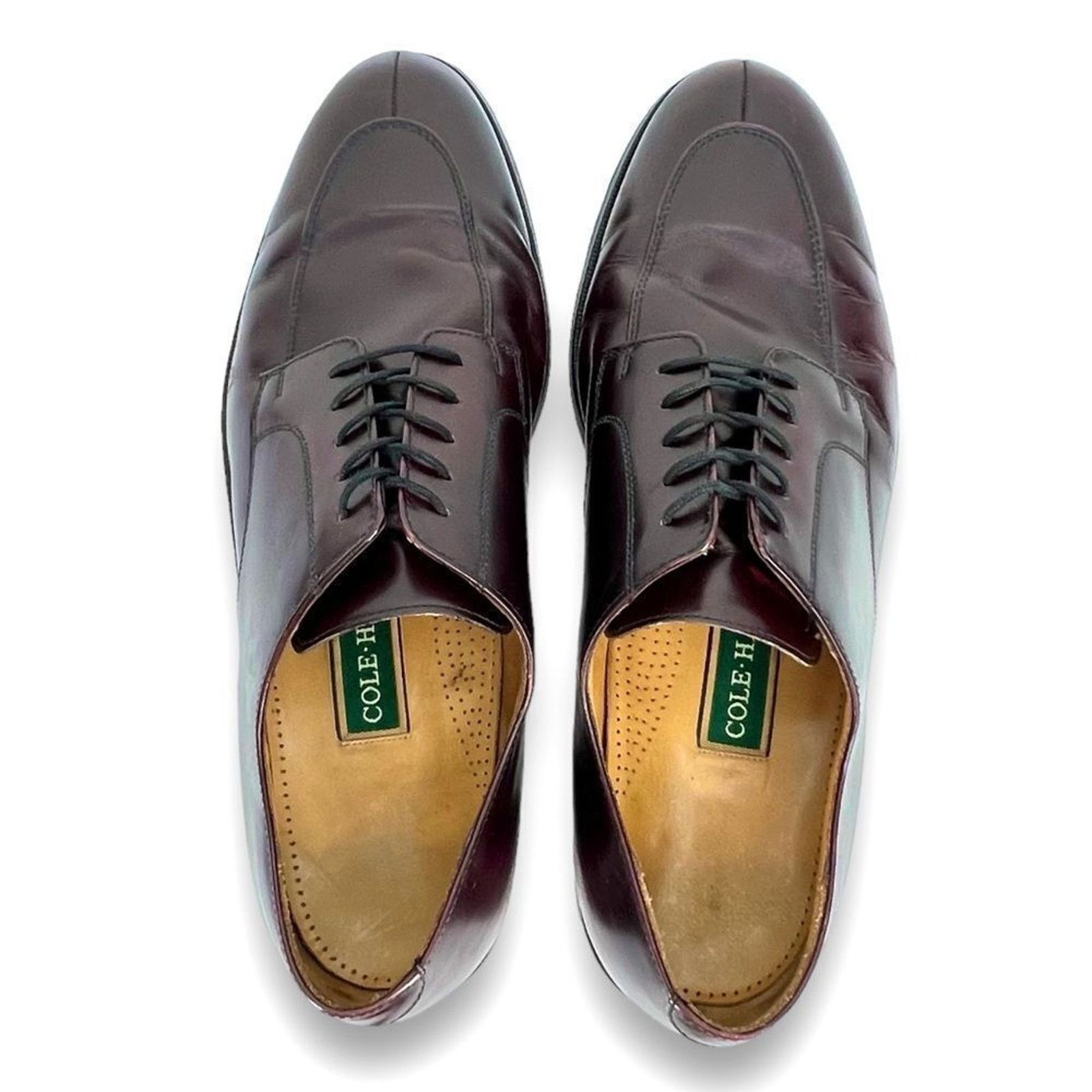 Cole Haan Cole Haan Carter Burgundy Brown Split Toe Derby Oxford Size US 13 / EU 46 - 6 Thumbnail