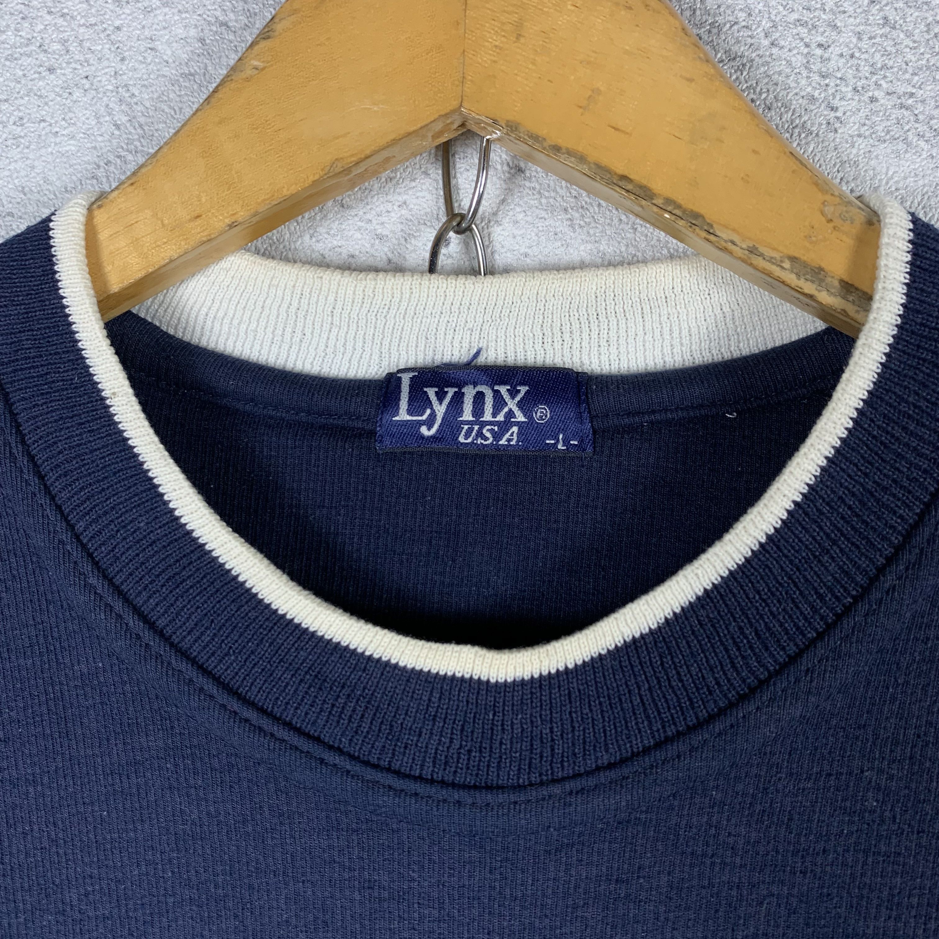 Vintage Vintage Lynx USA Sweatshirt Crewneck Size US L / EU 52-54 / 3 - 4 Thumbnail