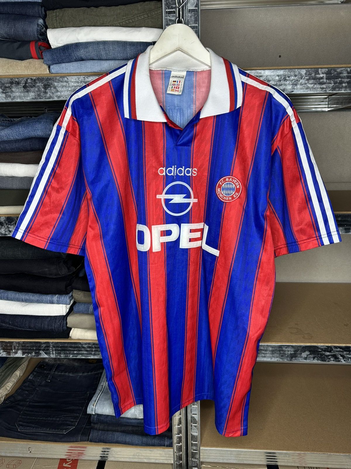 Adidas #7 Scholl Adidas FC Bayern München 90s Football Soccer Shirt Size US XL / EU 56 / 4 - 1 Thumbnail