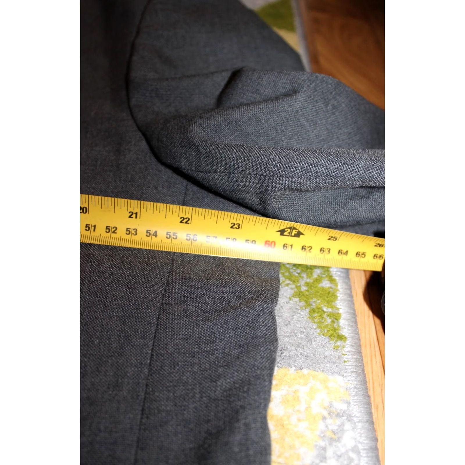 Vintage VINTAGE Egger Die Mode Wool Blazer Jacket Mens Grey Herringbone Size 48 Austria Blazer Theme 90s Mens Size 48R - 7 Thumbnail
