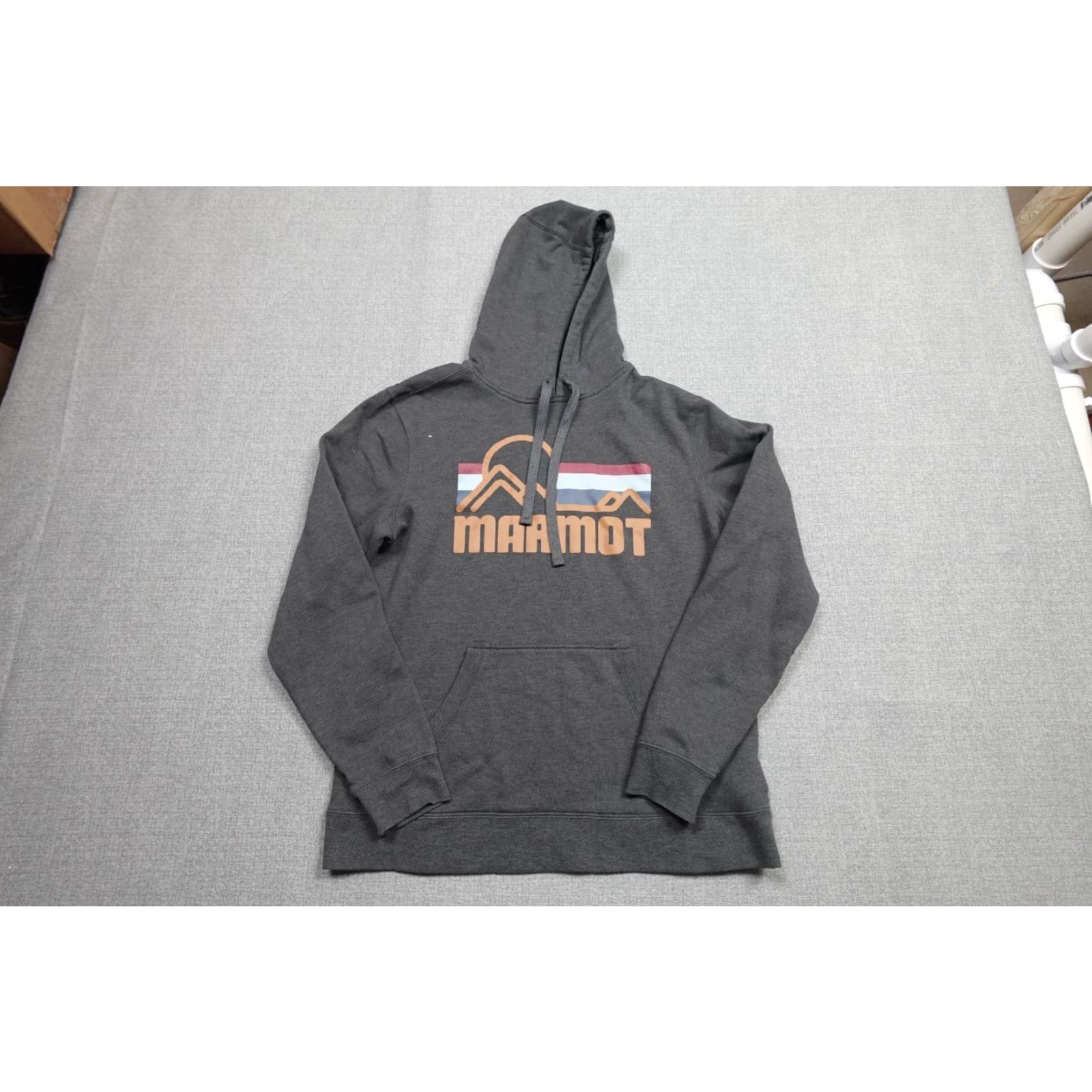 Marmot Marmot Sweatshirt Mens Large Gray Fleece Pullover Logo Graphic Print Outdoor Hiking Cold Weather Shirt Size US M / EU 48-50 / 2 - 2 Thumbnail