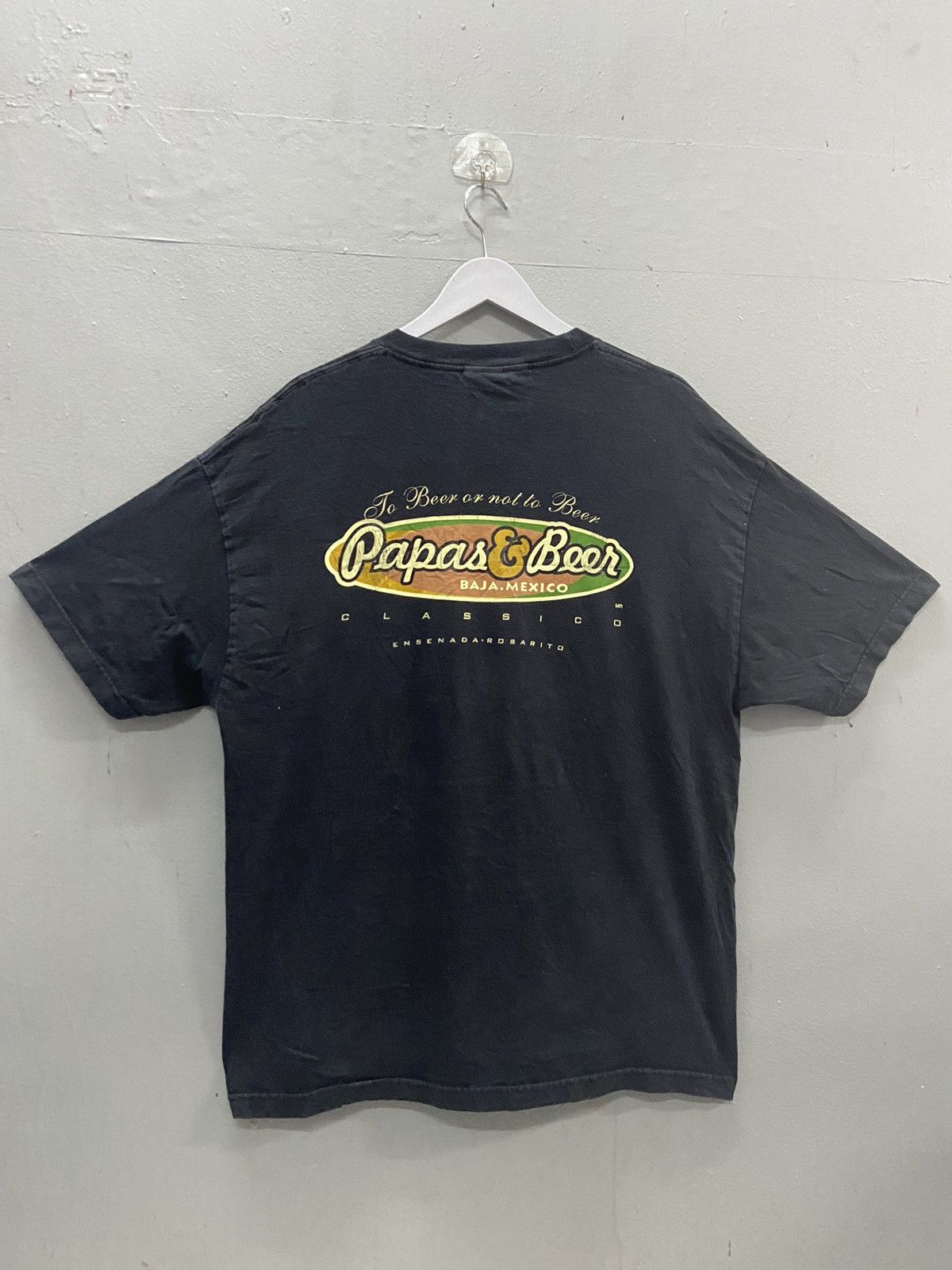 Vintage VINTAGE PAPA & BEERS BAJA MEXICO TEE SHIRT Size US XL / EU 56 / 4 - 1 Thumbnail