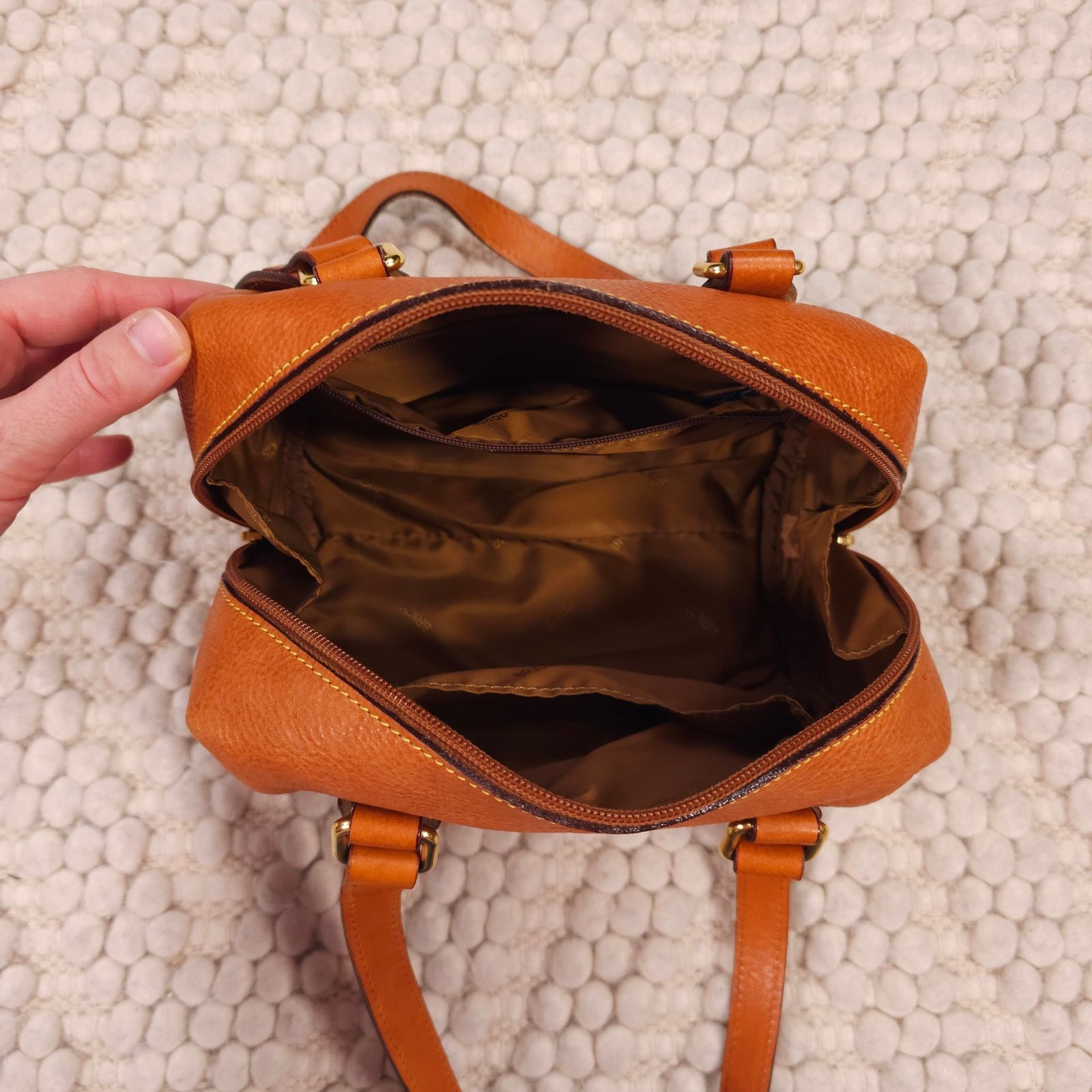 Other Vintage Bric's Leather Mini Duffle Bag Size ONE SIZE - 7 Thumbnail