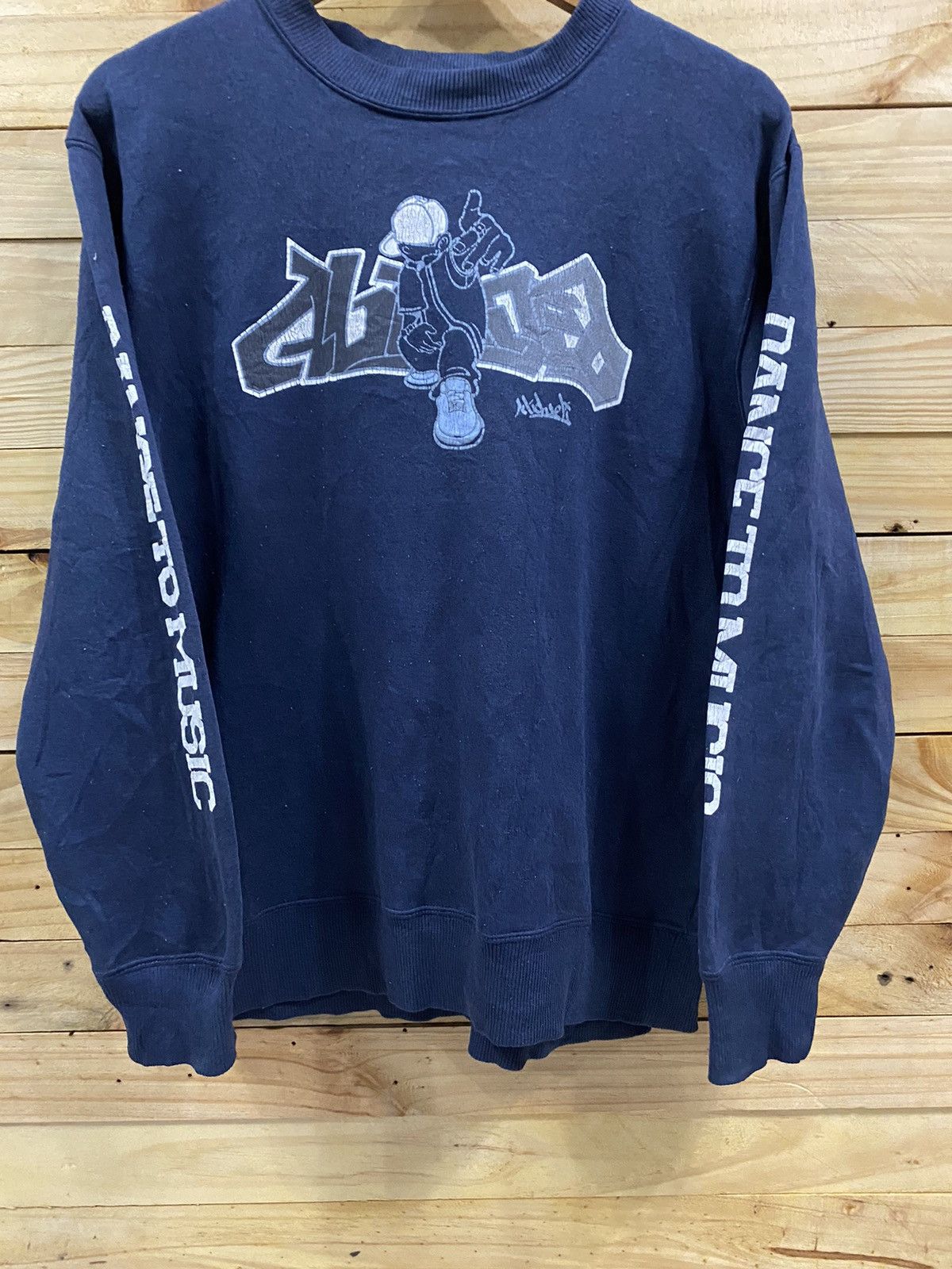 Rap Tees Vintage DACK DIVE dance to music crewneck sweatshirt Size US M / EU 48-50 / 2 - 2 Thumbnail