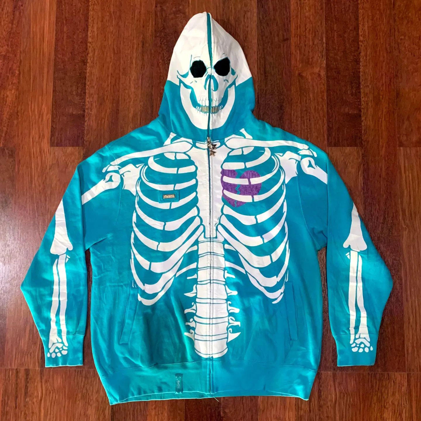 LRG “Dead Serious” store Skeleton Hoodie NWT* XL