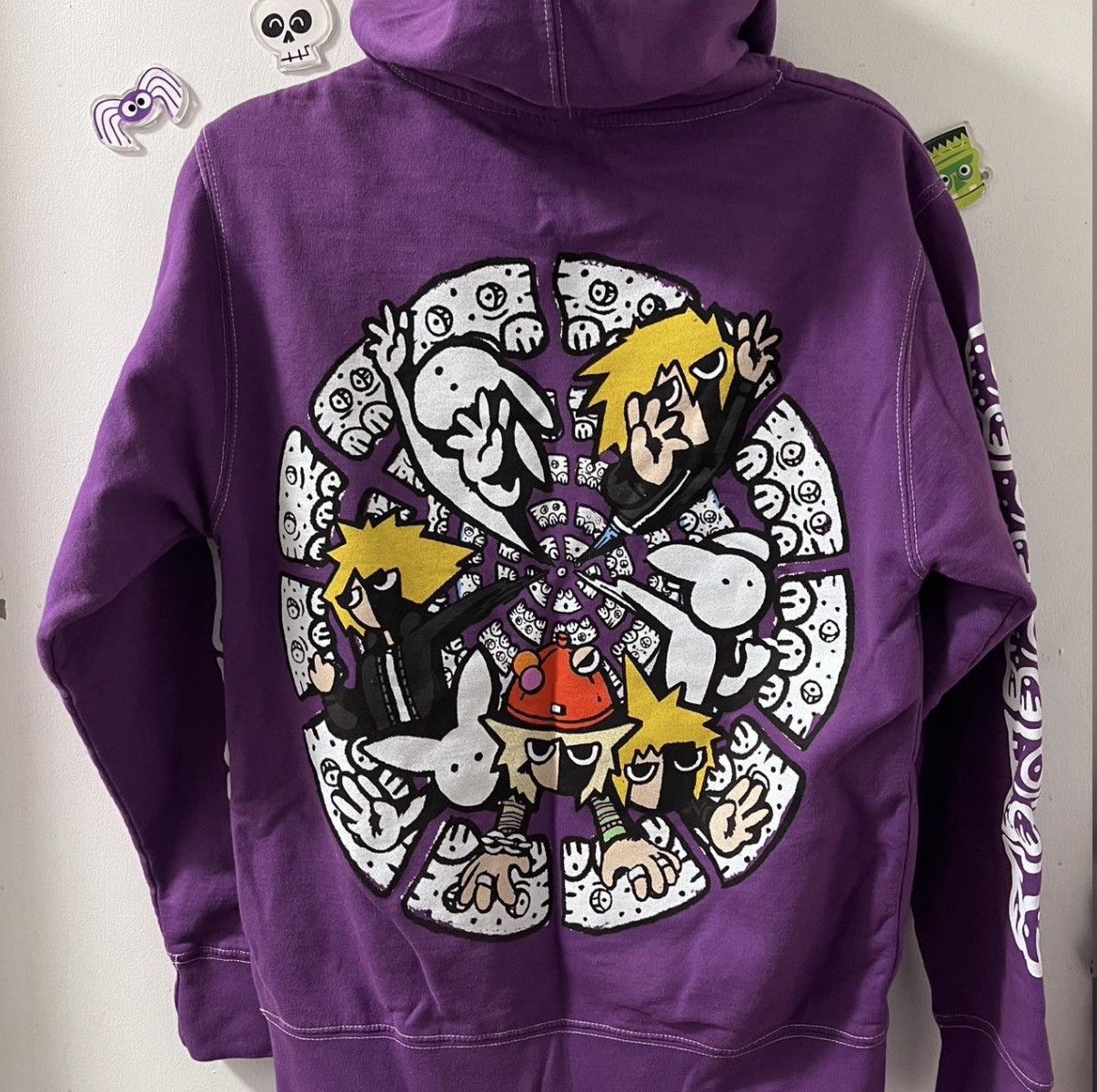Kodone Kodone Art Purple Hoodie Size US S / EU 44-46 / 1 - 2 Thumbnail