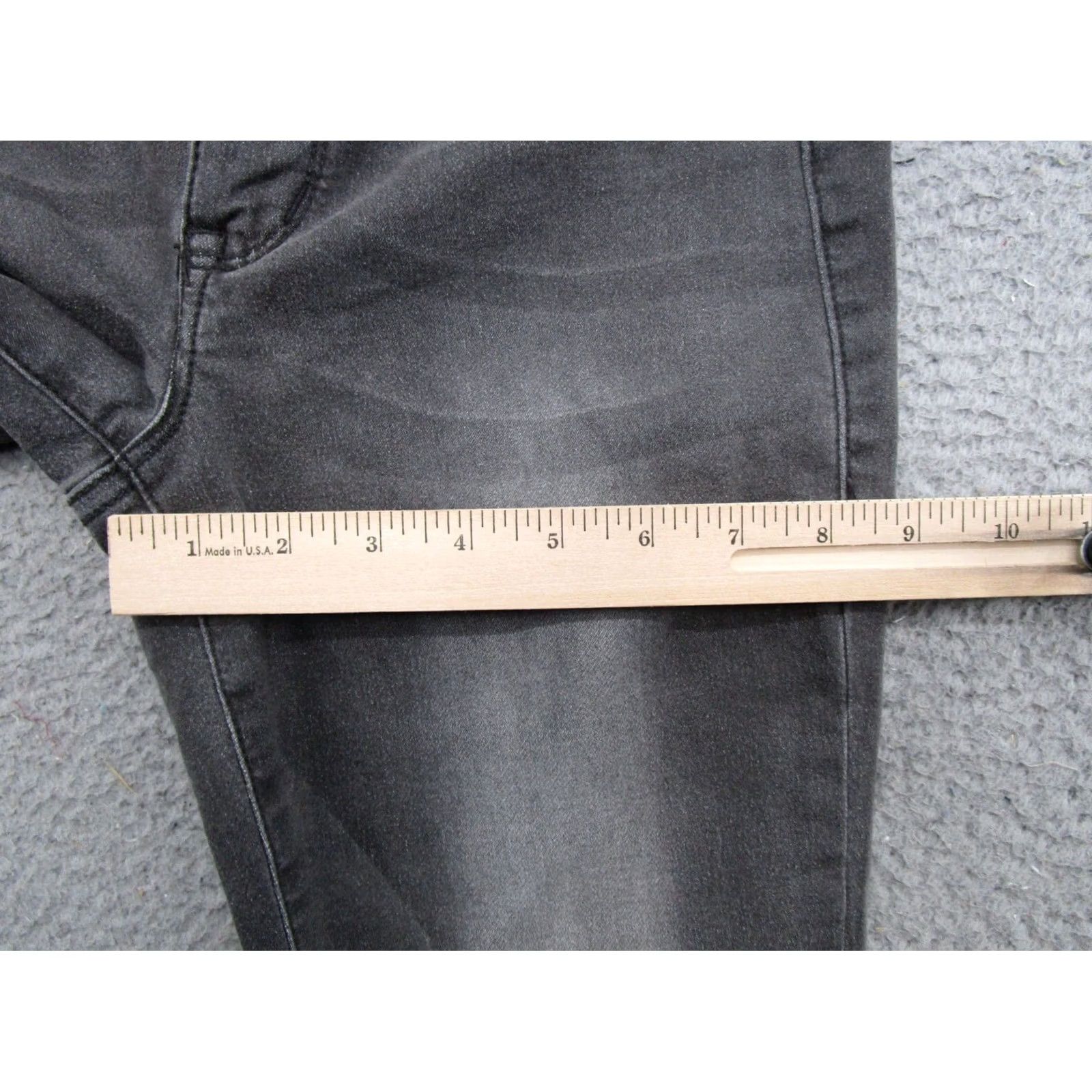 Vintage Maurices Women's Gray Denim Stretch Skinny Jeans XS Reg Cotton Blend Size 26" / US 2 / IT 38 - 7 Thumbnail