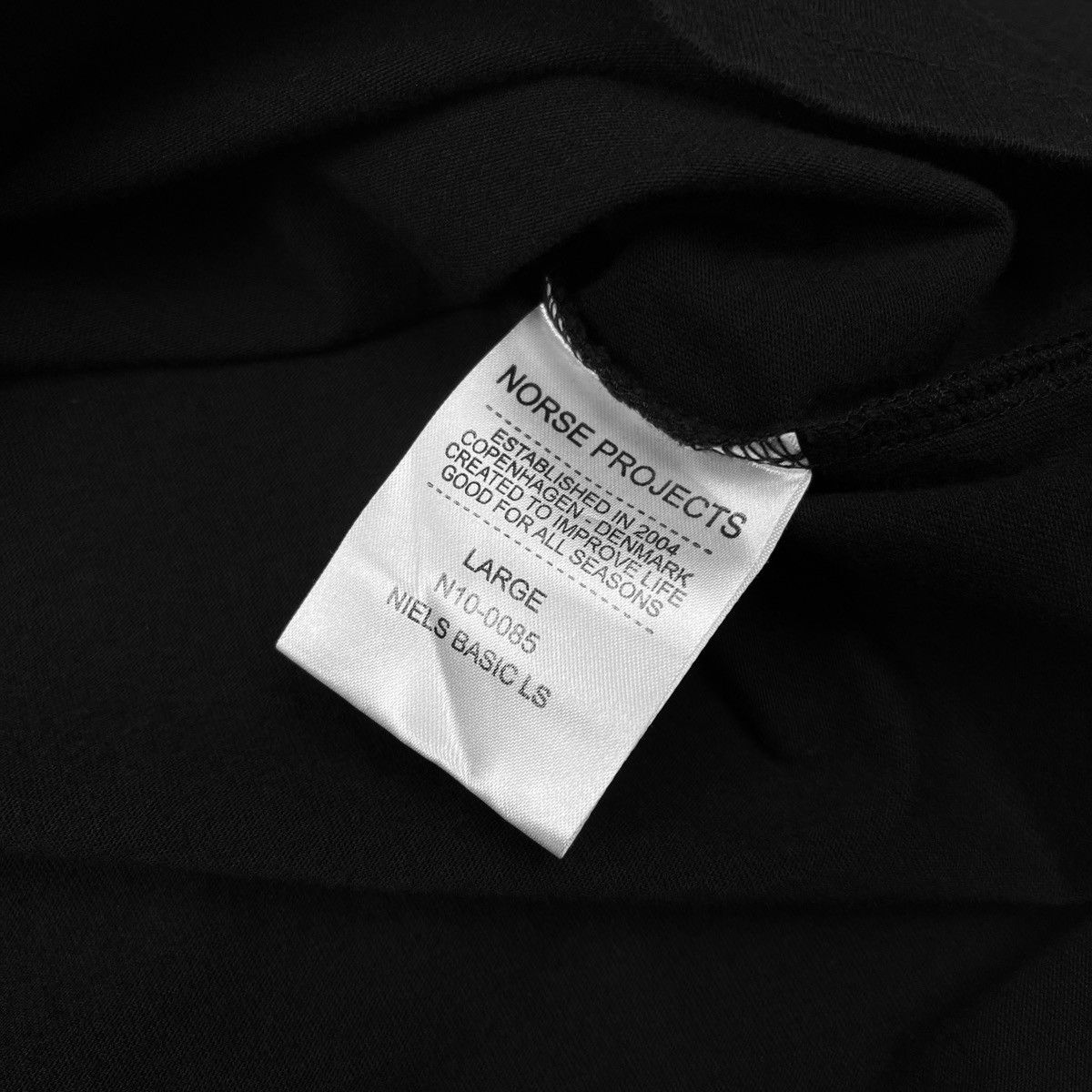 Norse Projects Norse Projects Niels Basic L/S T-Shirt Size US L / EU 52-54 / 3 - 5 Thumbnail