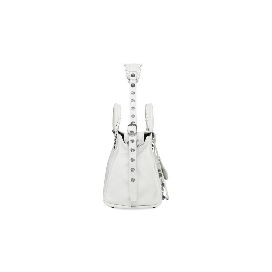 Balenciaga o1mt1gz0125 Size: OS / Neo Cagole City Handbag in White Size ONE SIZE - 3 Thumbnail