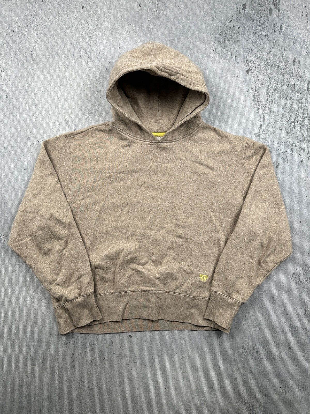 Tory Burch Tory Burch Sport Minimalist Beige Cropped Hoodie Athleisure Size S / US 4 / IT 40 - 1 Thumbnail