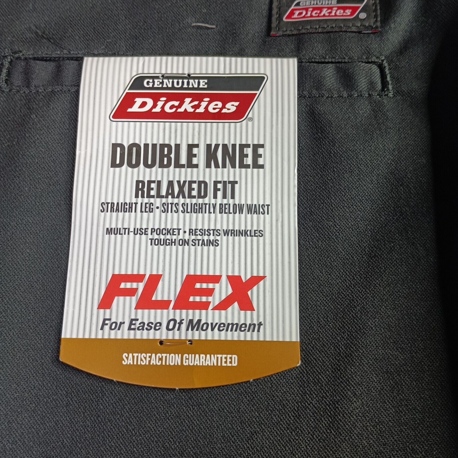 Dickies Dickies Relaxed Fit Double Knee Work Pants Men's 40x32 Black Size US 40 / EU 56 - 2 Thumbnail