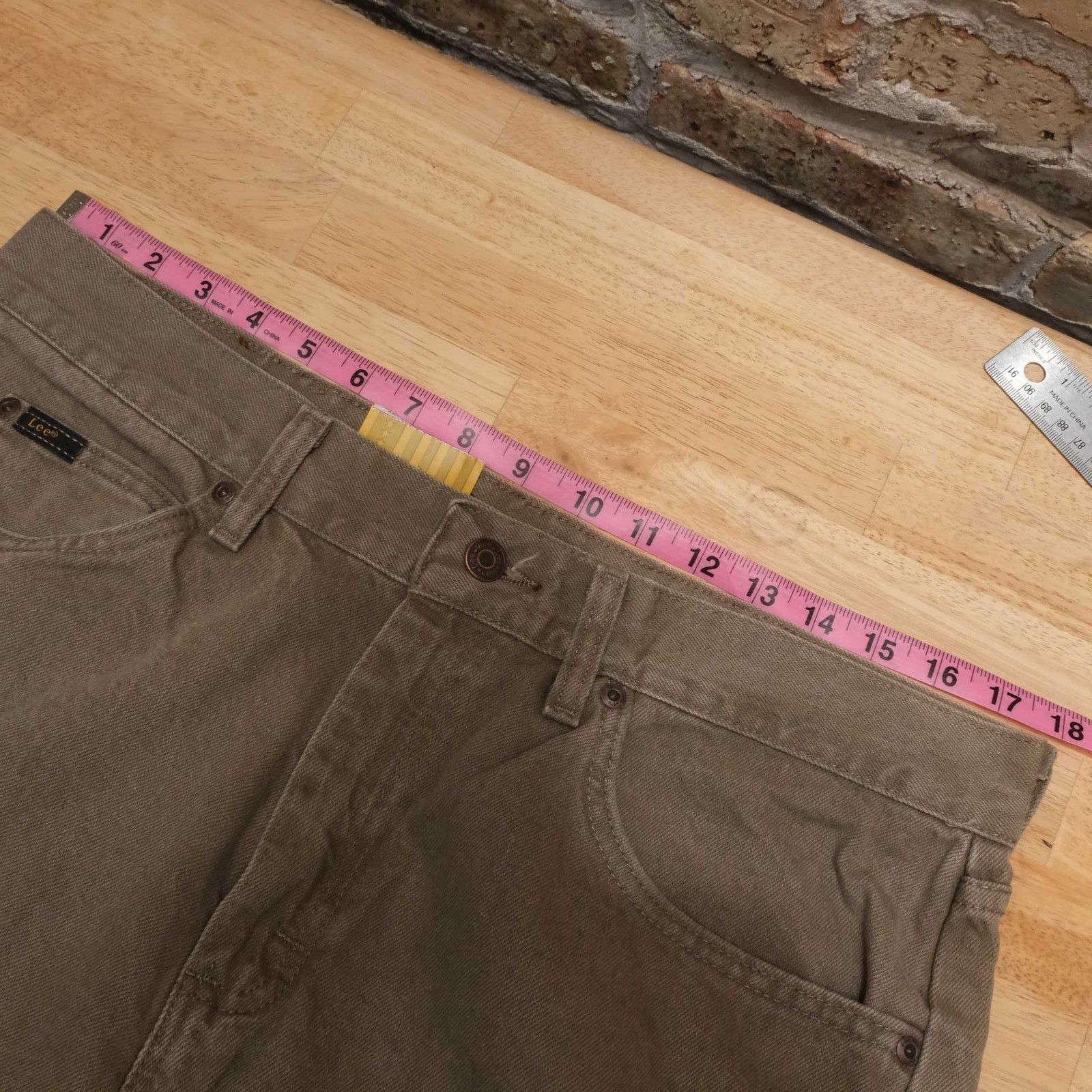 Lee VTG NWT Lee Straight Leg Brown Jeans 36x29 Size US 36 / EU 52 - 7 Thumbnail