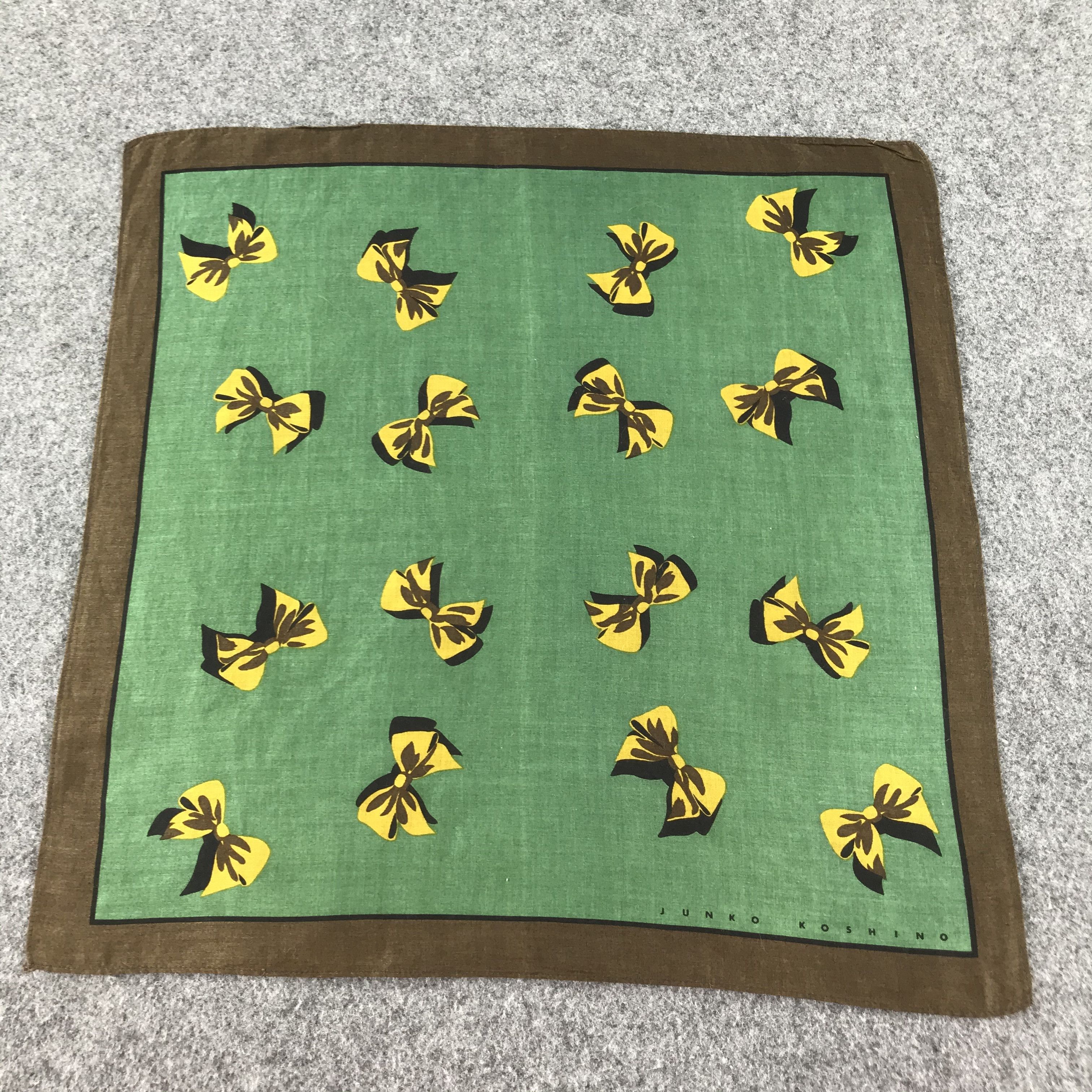 Mr. Junko Junko Koshino Ribbons Handkerchief Neckerchief Bandana H143 Size ONE SIZE - 1 Thumbnail