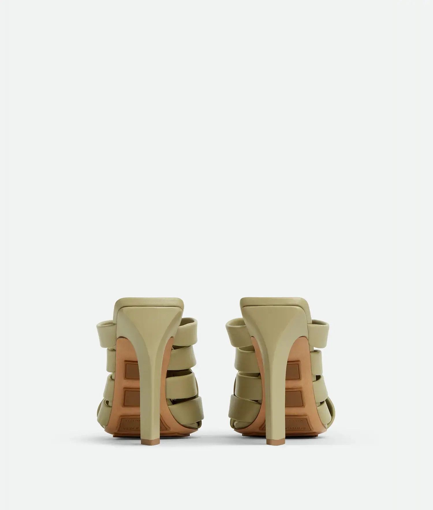 Bottega Veneta o1bcso1str0225 Alfie Mules in Green Size US 8.5 / IT 38.5 - 3 Thumbnail